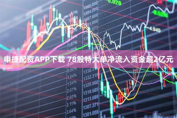 申捷配资APP下载 78股特大单净流入资金超2亿元
